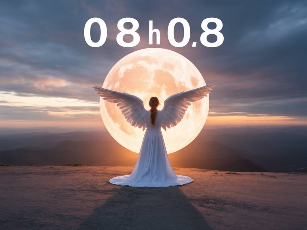 08h08 un ange sur terre : que signifie cette heure miroir en voyance